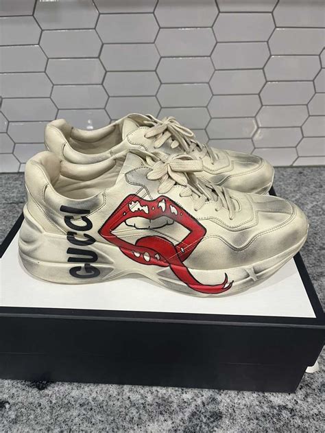 gucci rhyton sneaker with mouth print taobao reddit|gucci rhyton mouth review.